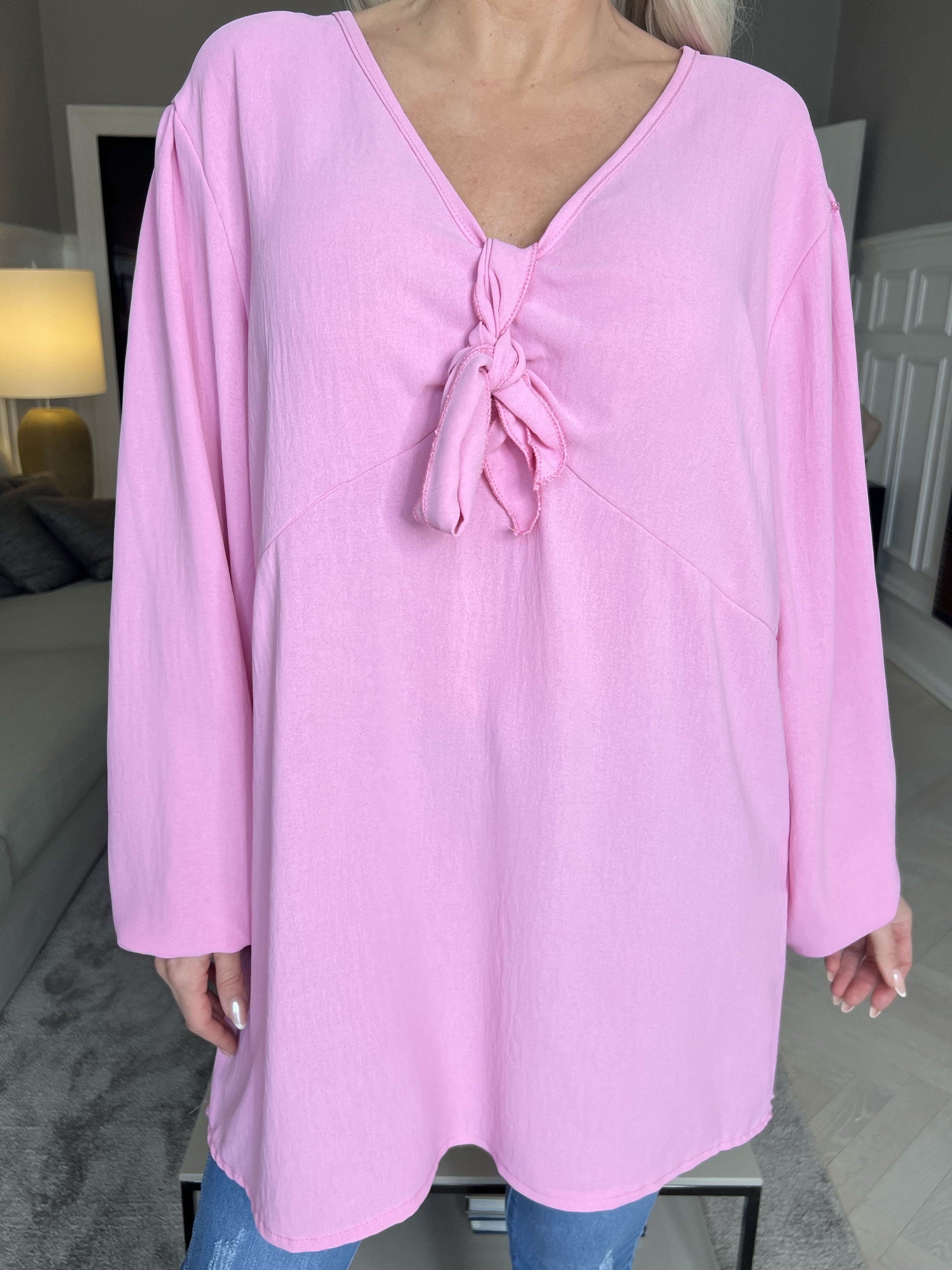 Cassandra - Sød tunika med sløjfe ved brystet